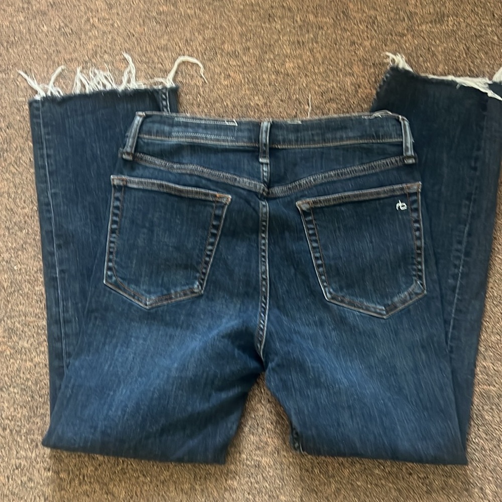 rag & bone Blue Ankle Cropped Jeans - Picture 4 of 7